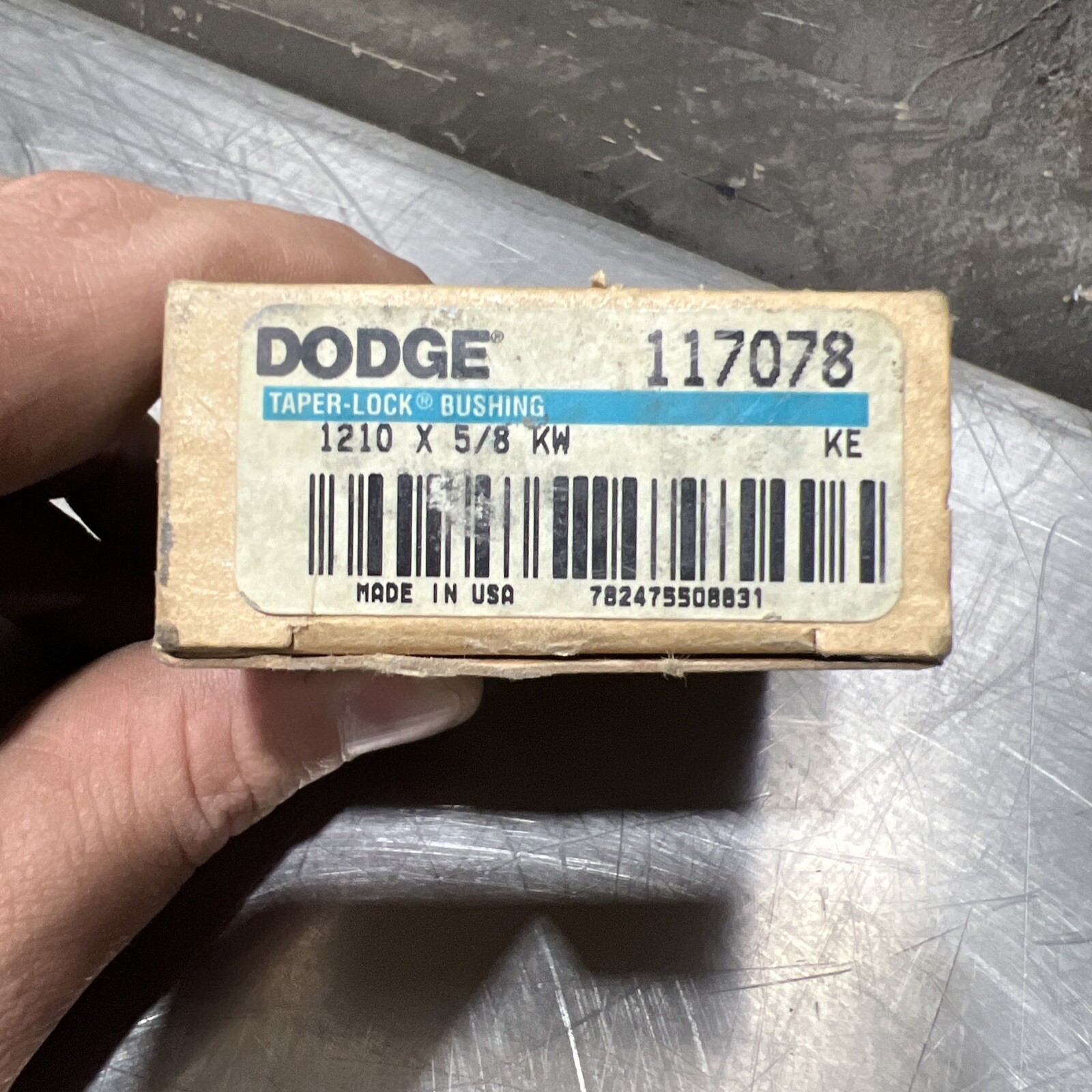 DODGE 117078 1210/5/8 KW TAPER LOCK BUSH Nos Surplus
