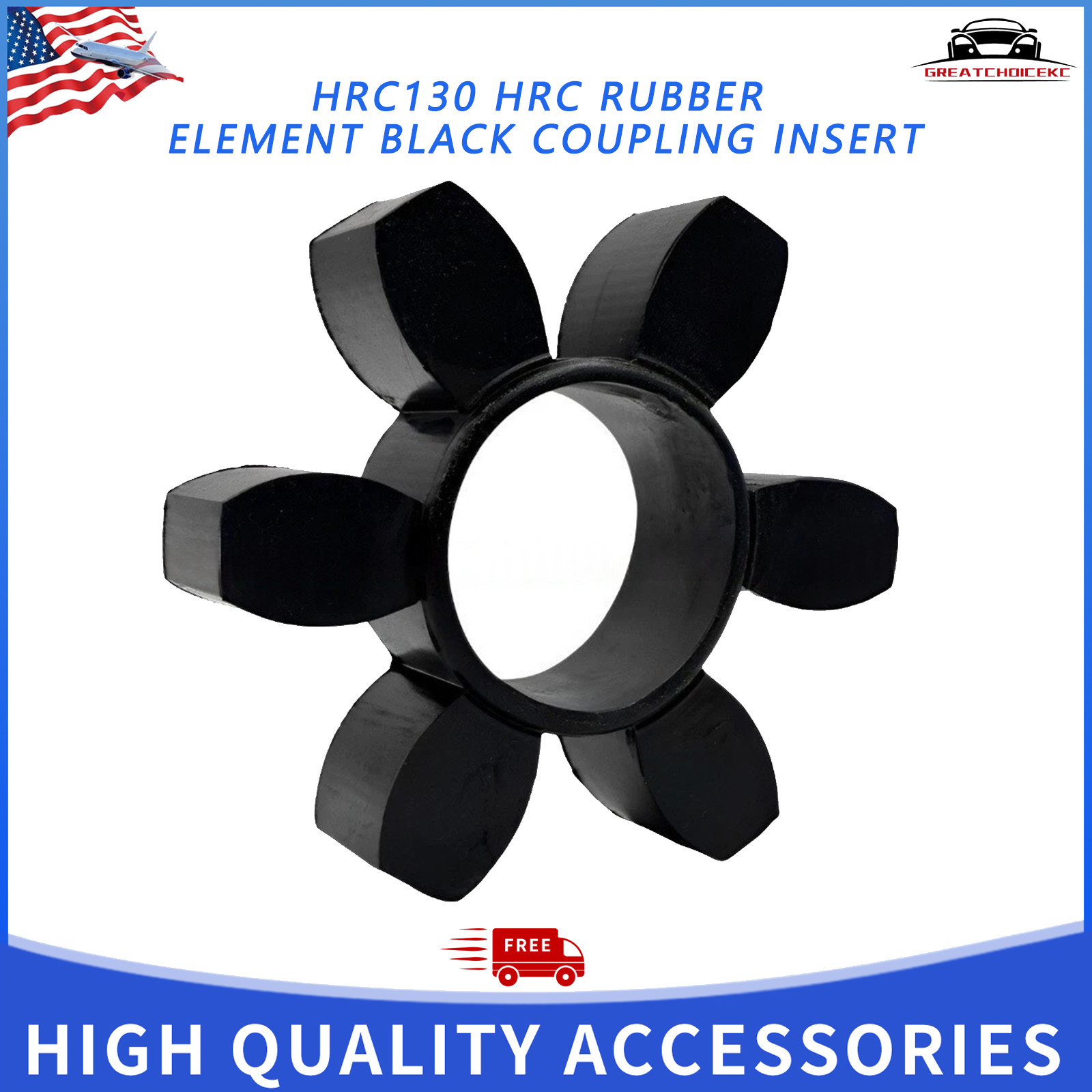 HRC130 Coupling Insert Black Rubber Element for HRC Couplings Stocked CA