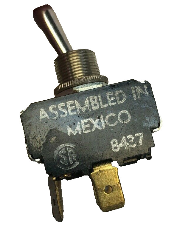 Specialty Switch 82607P / 8437 10A 250VAC 15A 125VAC 3/4HP 120-240 VAC