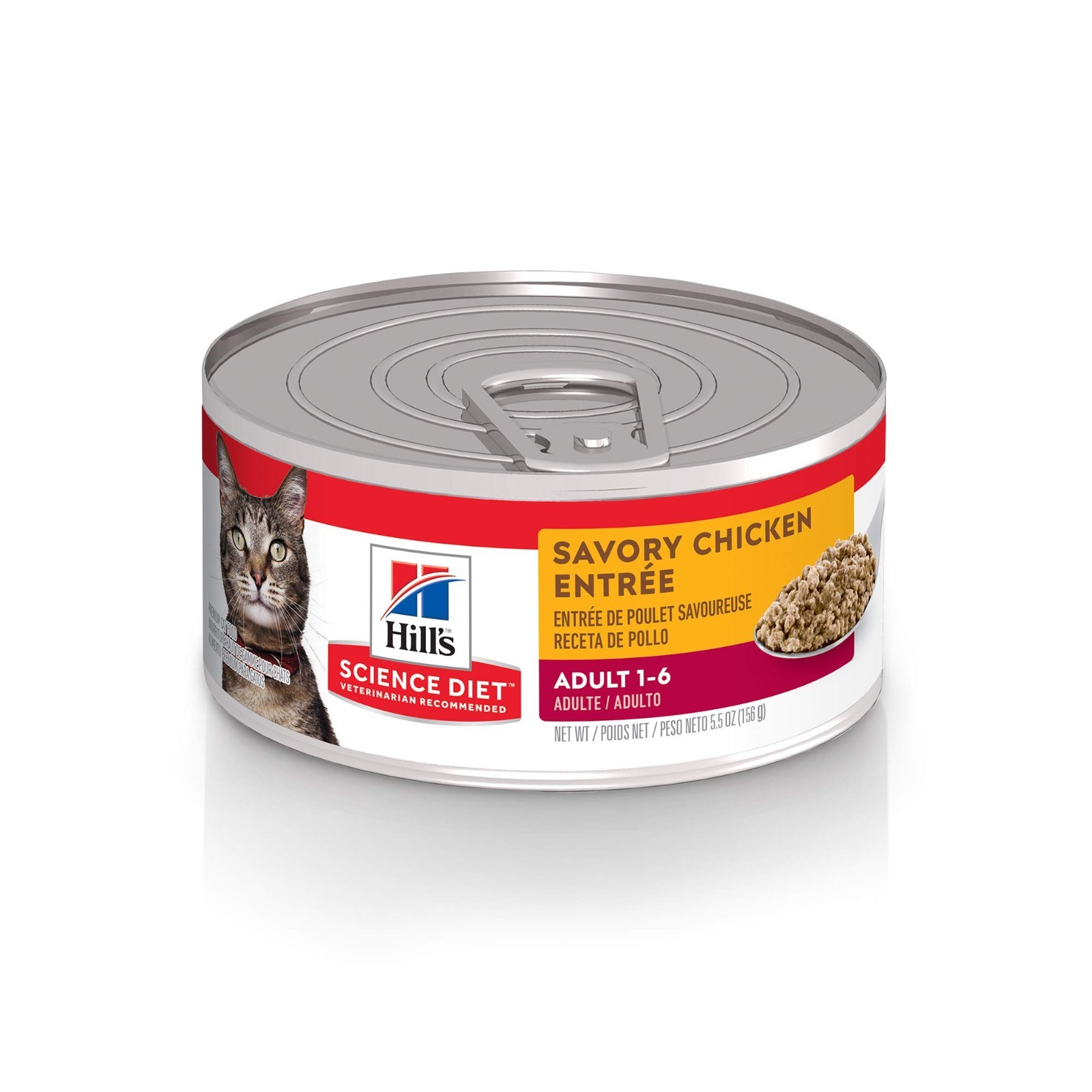 Hill’s Science Diet Adult 1-6,Adult 1-6 Premium Nutrition,Chicken Minced,(24)5oz