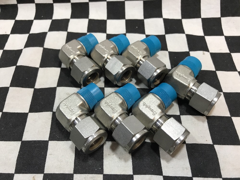 7x SWAGELOK Male Elbow 3/8″ NPT x 1/2″ Tube, SS-810-2-6, SHIPSAMEDAY#1549E3
