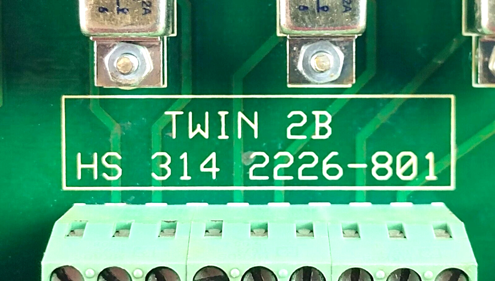 Macgregor Hagglunds HS 314 2226-801 Twin 2b Pcb Card HS 314 2223-001