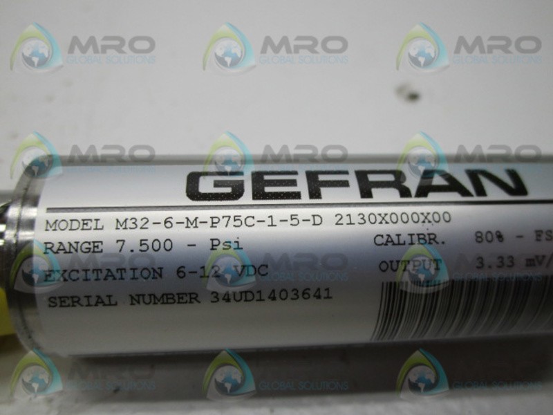 GEFRAN M32-6-M-P75C-1-5-D NSNP