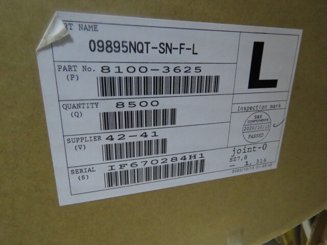 Sumitomo 8100-3625 Qty of 340 per Lot Sumitomo 8100-3625