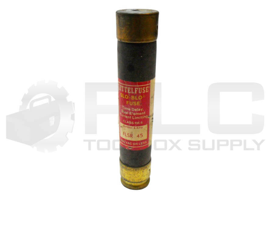 LOT OF 6 LITTELFUSE FLSR 45 SLO-BLO FUSE 45A 600VAC