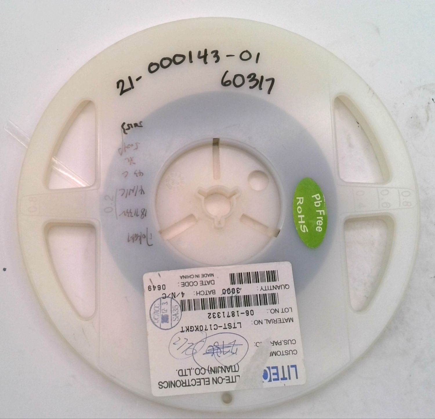 LITEON LTST-C171GKT LED GREEN CLEAR CHIP SMD (LOT OF 20)