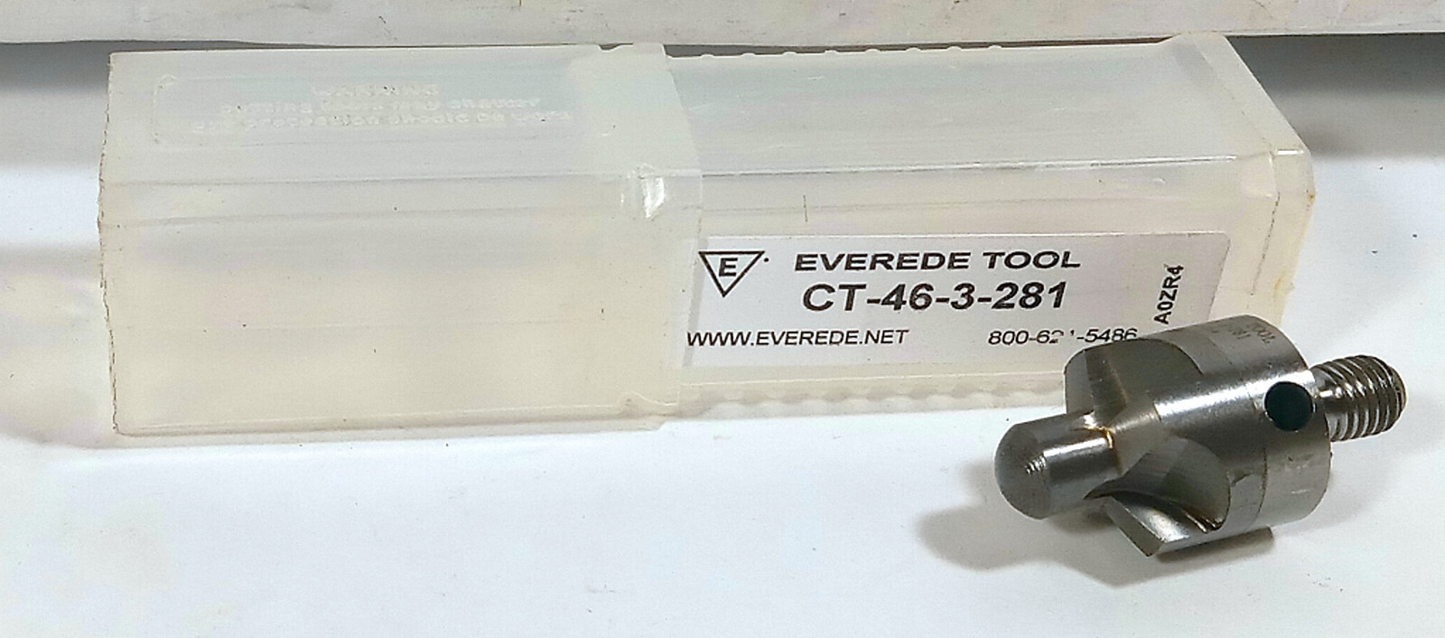 1 NEW EVEREDE CT-46-3-281 CARBIDE THREADED SHANK COUNTERSINK NIB **MAKE OFFER**