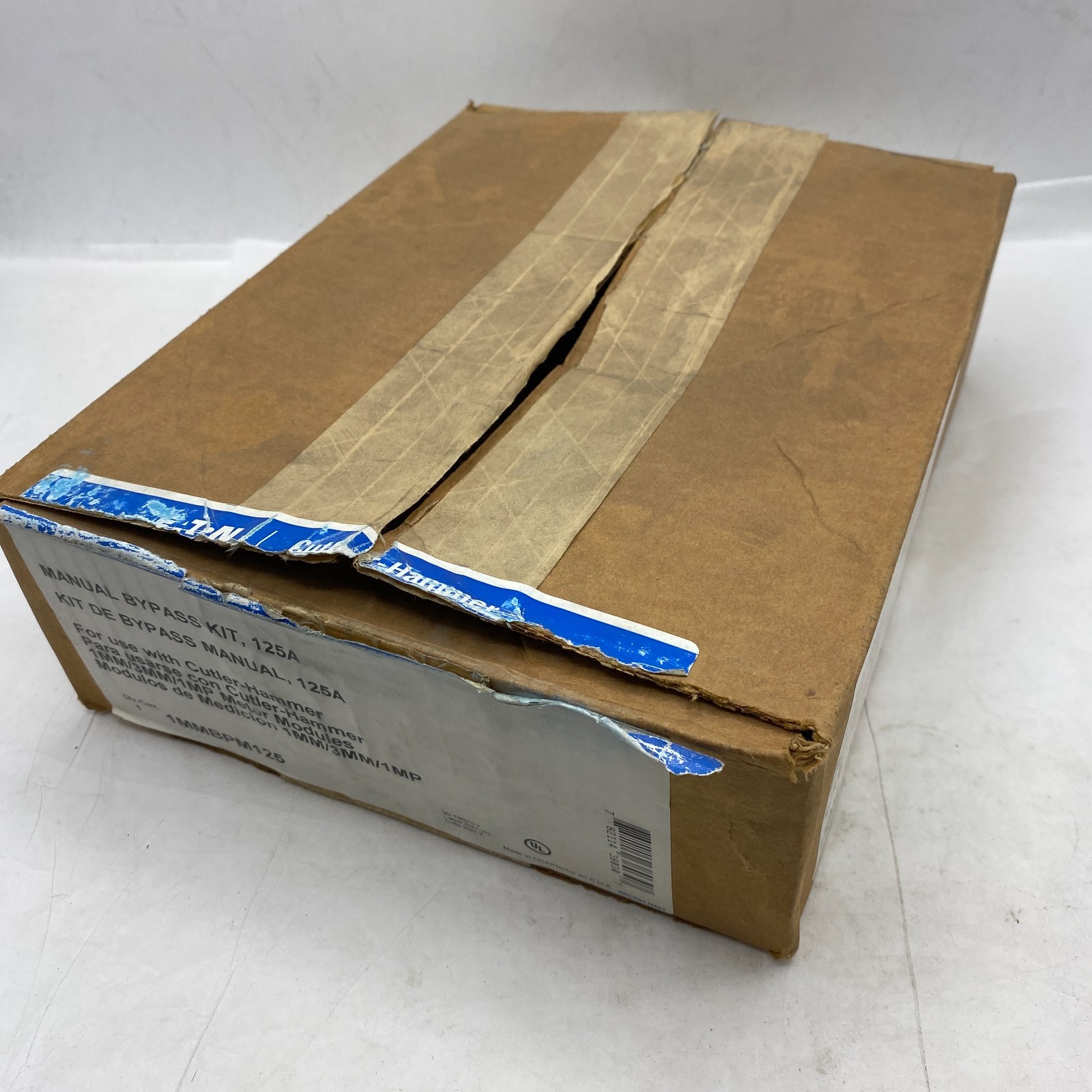 CUTLER-HAMMER 1MMBPM125T Manual Bypass Kit, 125A Metering Accessory 1MM/3MM/1MP