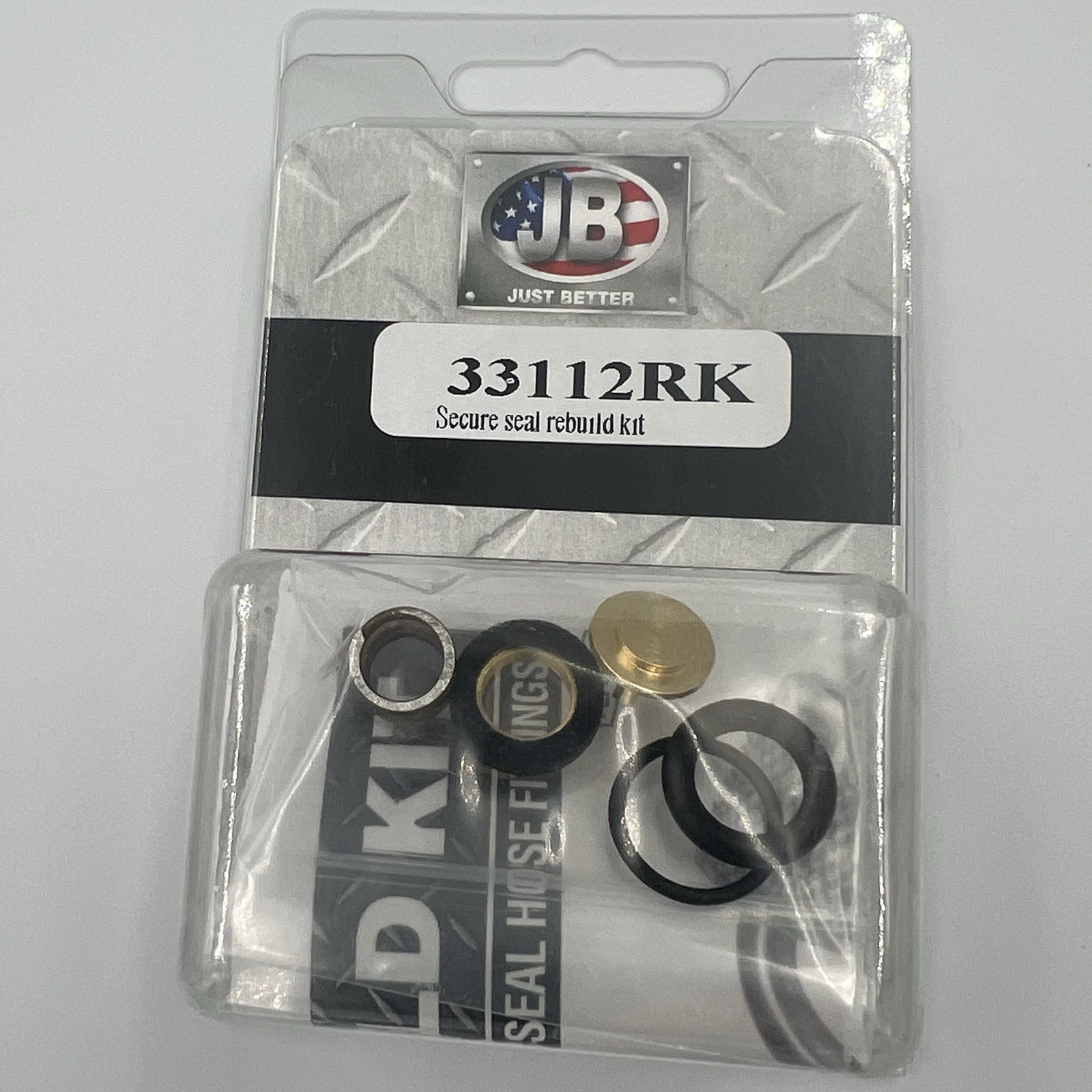 JB Industries 33112RK Secure Seal Rebuild Kit HVAC Hose Fitting Repair New