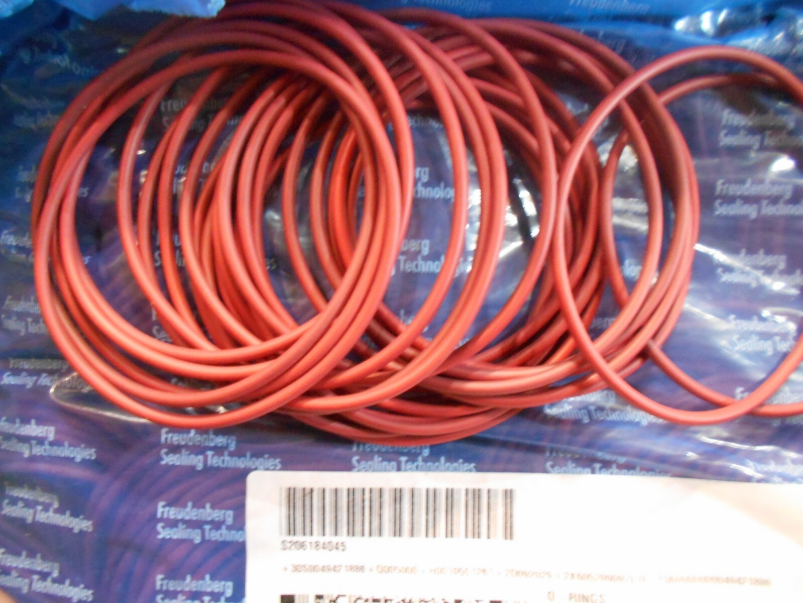 Lot of 5000 Freudenberg Metric 2.5×68 O-RING 75 FKM 606 COAT