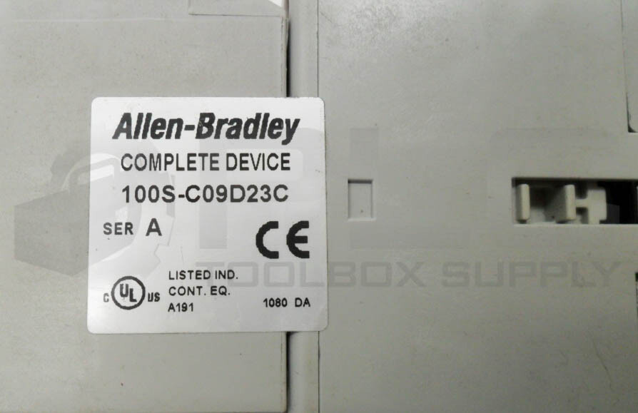 NEW ALLEN BRADLEY 100S-C09D23C /A CONTACTOR W/ 100-C09*01 /A W/ 100S-F /B