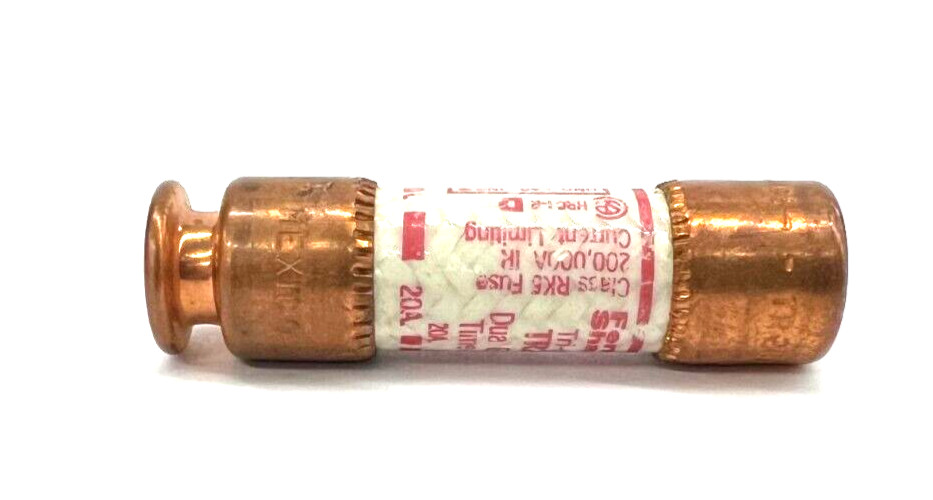 BUSSMANN TR20R FUSE TIME DELAY CLASS RK5 I.R. 200KA AC/20KA DC 20A LOT OF 2