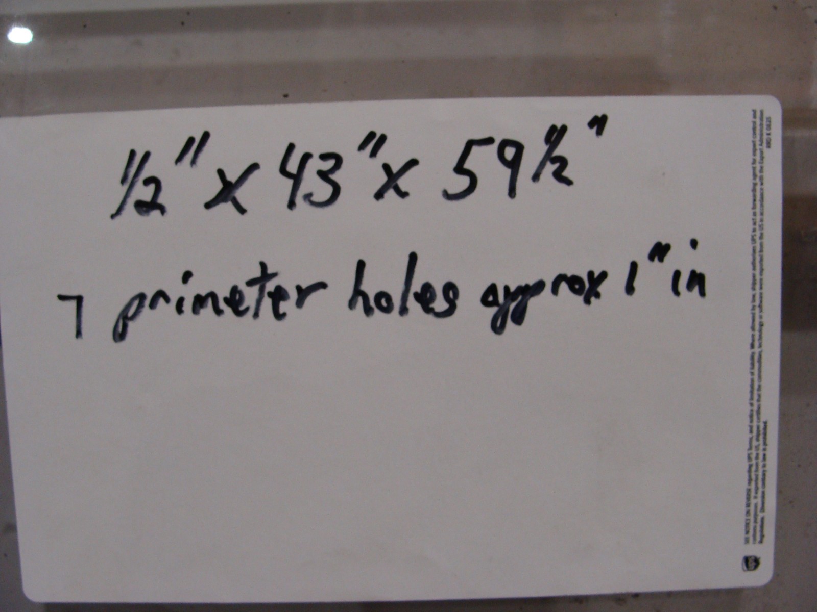 (6) 1/2″ & (1) 3/8″ PIECES OF PLEXIGLASS ASSORTED SIZES SEE PICS & FULL DESCR.