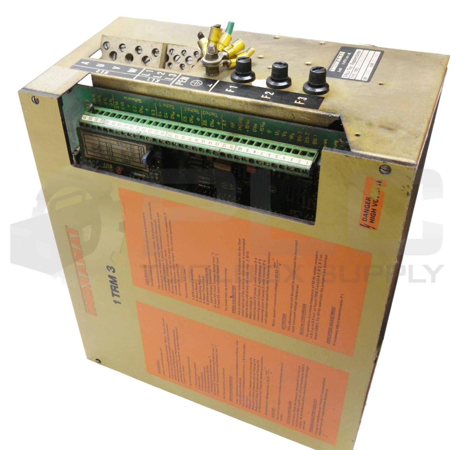 INDRAMAT TRM3-W23-W0/512 SERVO DRIVE AMPLIFIER 3 PULSE 1 TRM 3
