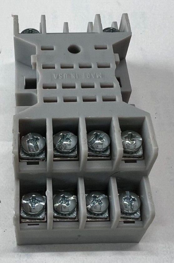 TYCO ELECTRONICS 27E894 4PDT relay socket 300VAC 10A