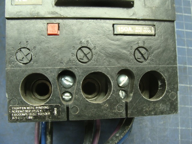 I-T-E FJ63B150 CIRCUIT BREAKER 150A 3 POLE 600 VAC