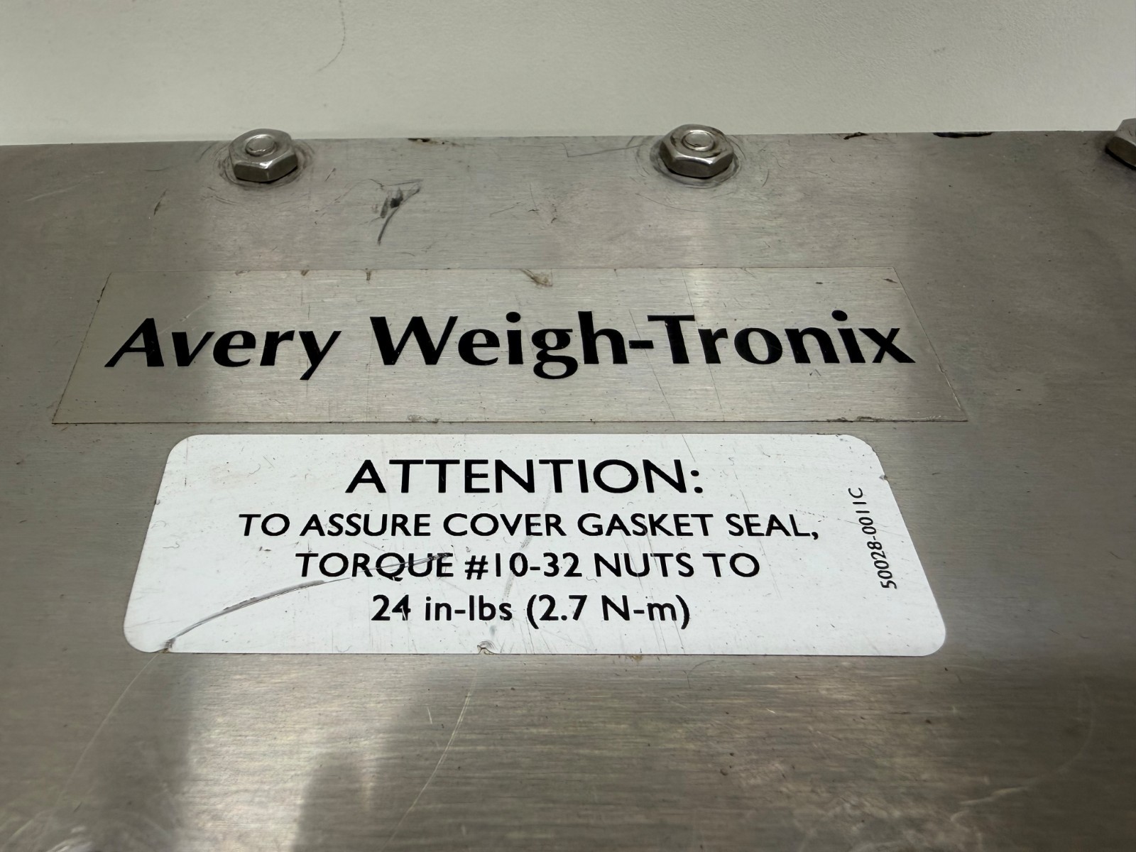 GOOD USED! AVERY WEIGH-TRONIX BATCHING WEIGHT SENSOR 50063-0066
