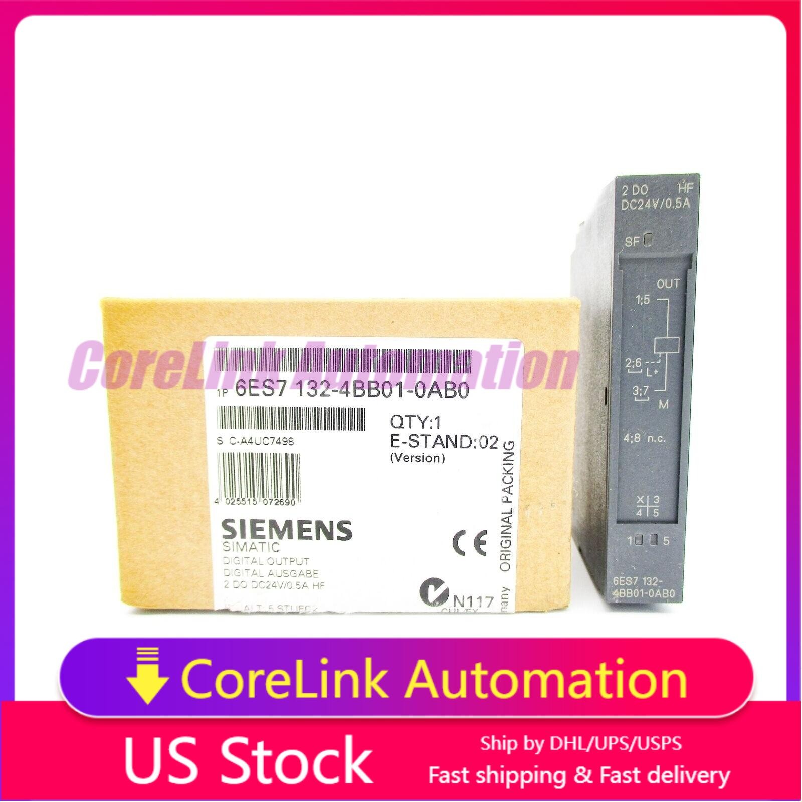 New Siemens 6ES7 132-4BB01-0AB0 6ES7132-4BB01-0AB0 DP 5 electronic modules