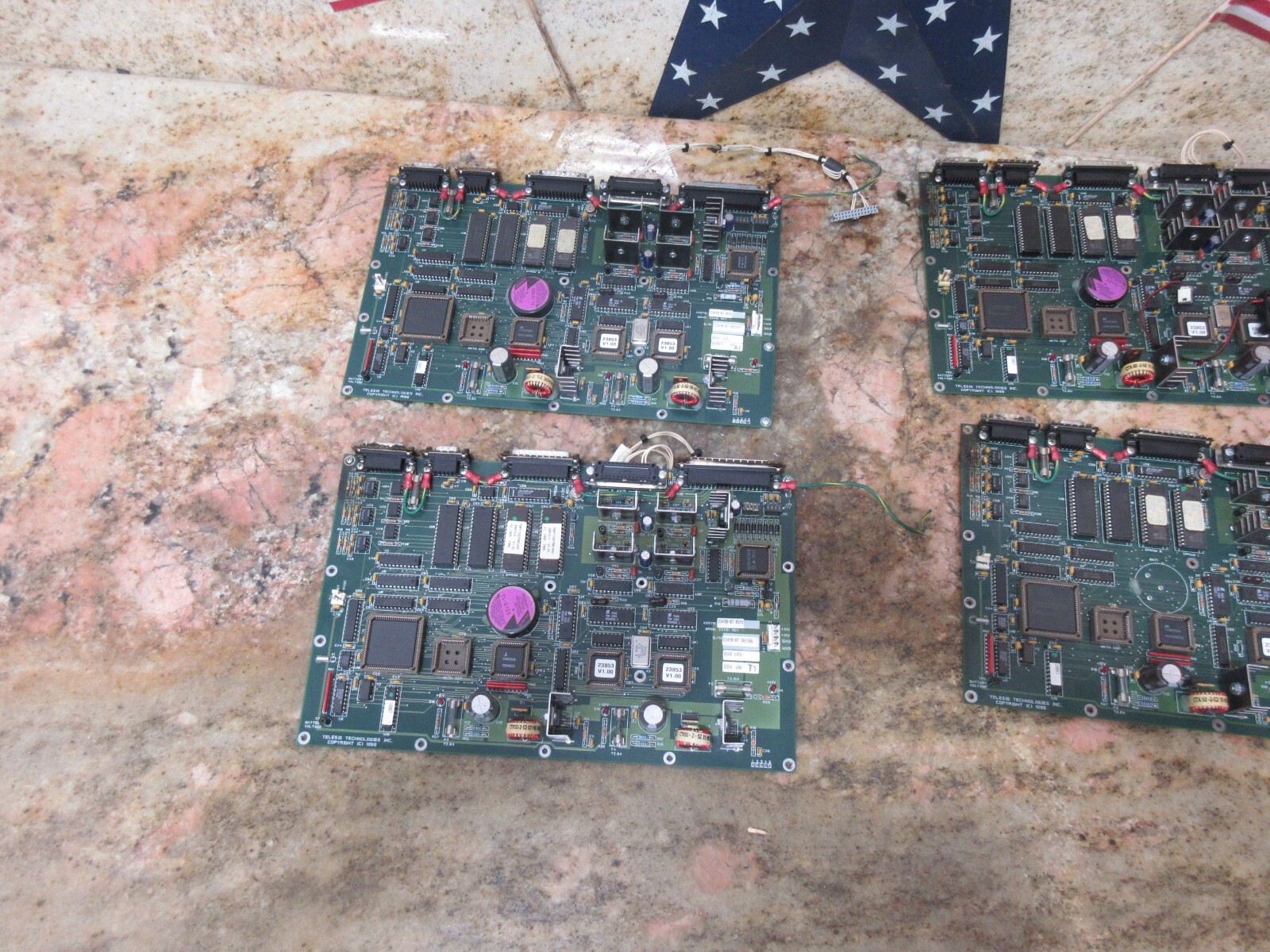 TELESIS BOARD 23490-07 23490 SN1906 8548 1456 8554 606 T1 1700 LOT OF 3 PIECES