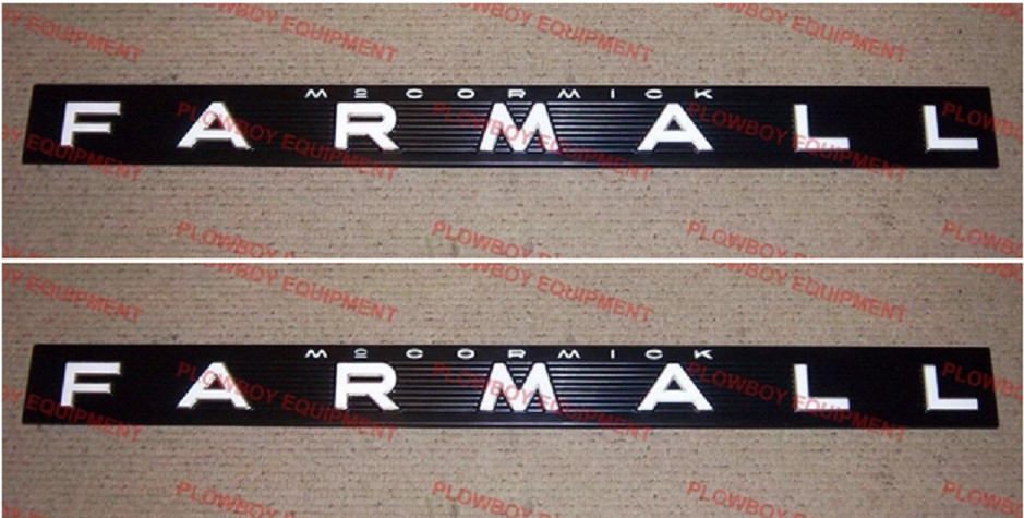 Set of 2 Side Emblems for Farmall International IH 504 656 706 806 1206 377796R1
