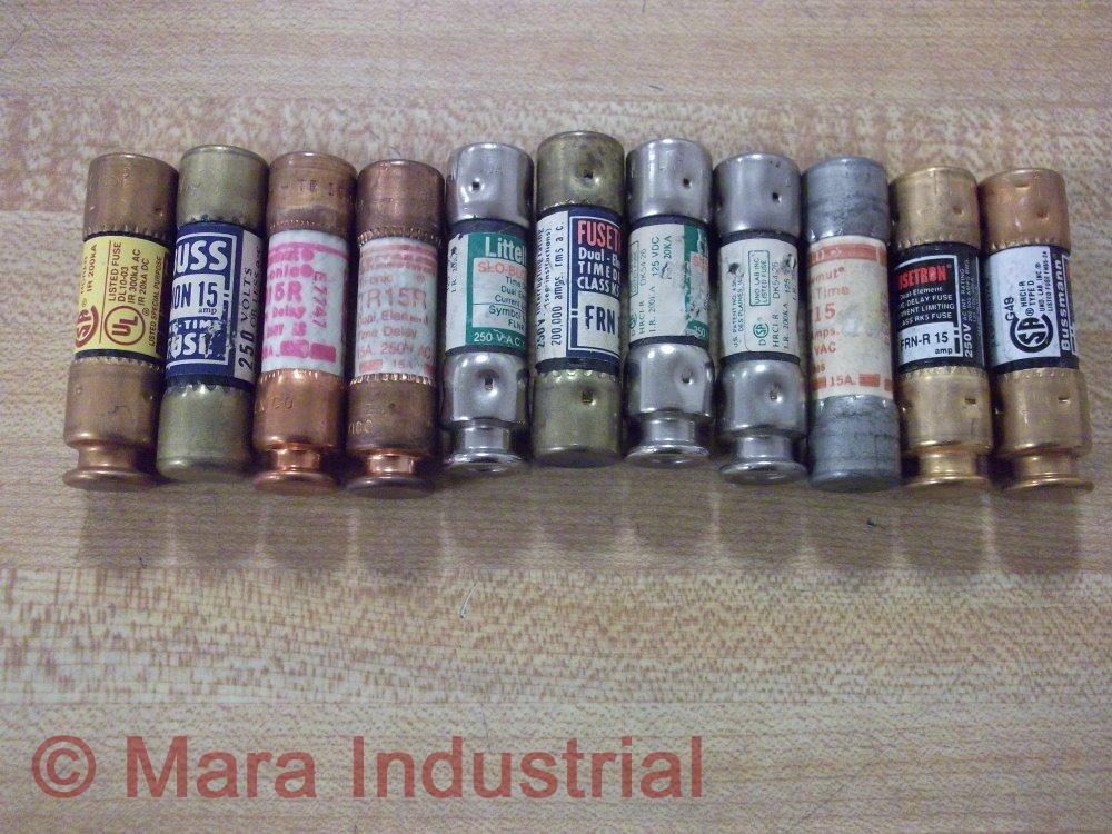 Part FLNR-15 TR15R OT15 FUSES (Pack of 11)