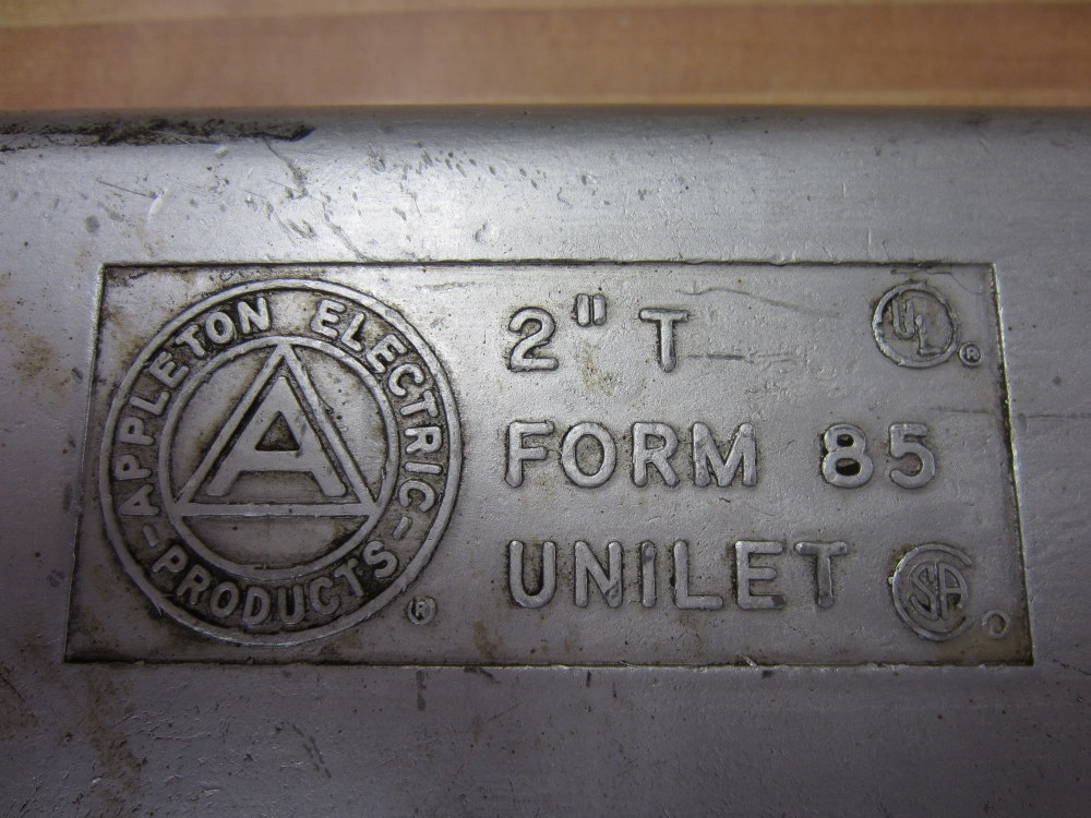 Appleton T200-M Conduit Body T200M Form 85 W/Cover