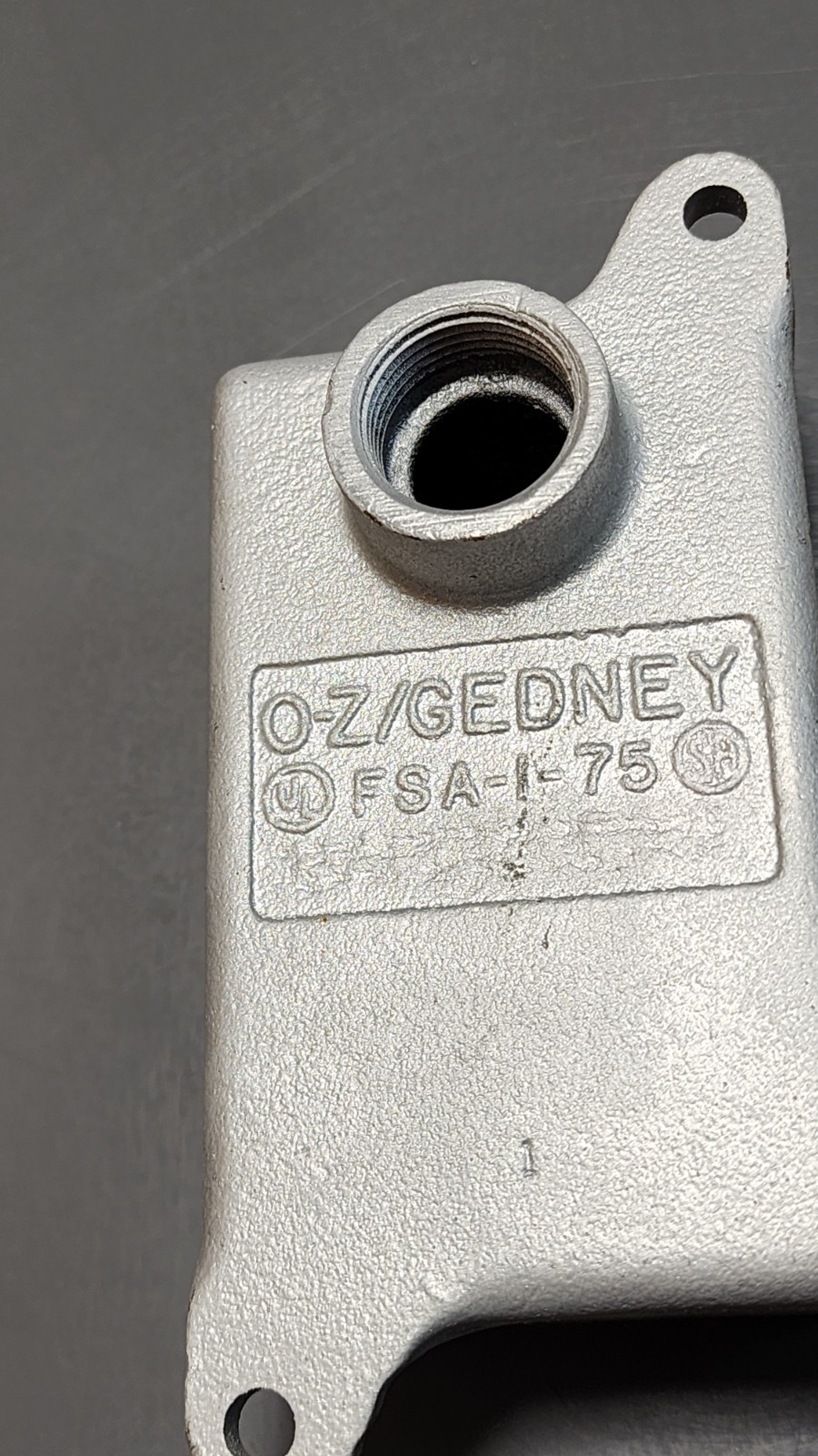 O-Z GEDNEY FSA-1-75 3/4″ CAST DEVICE BOXES (Qty 2)