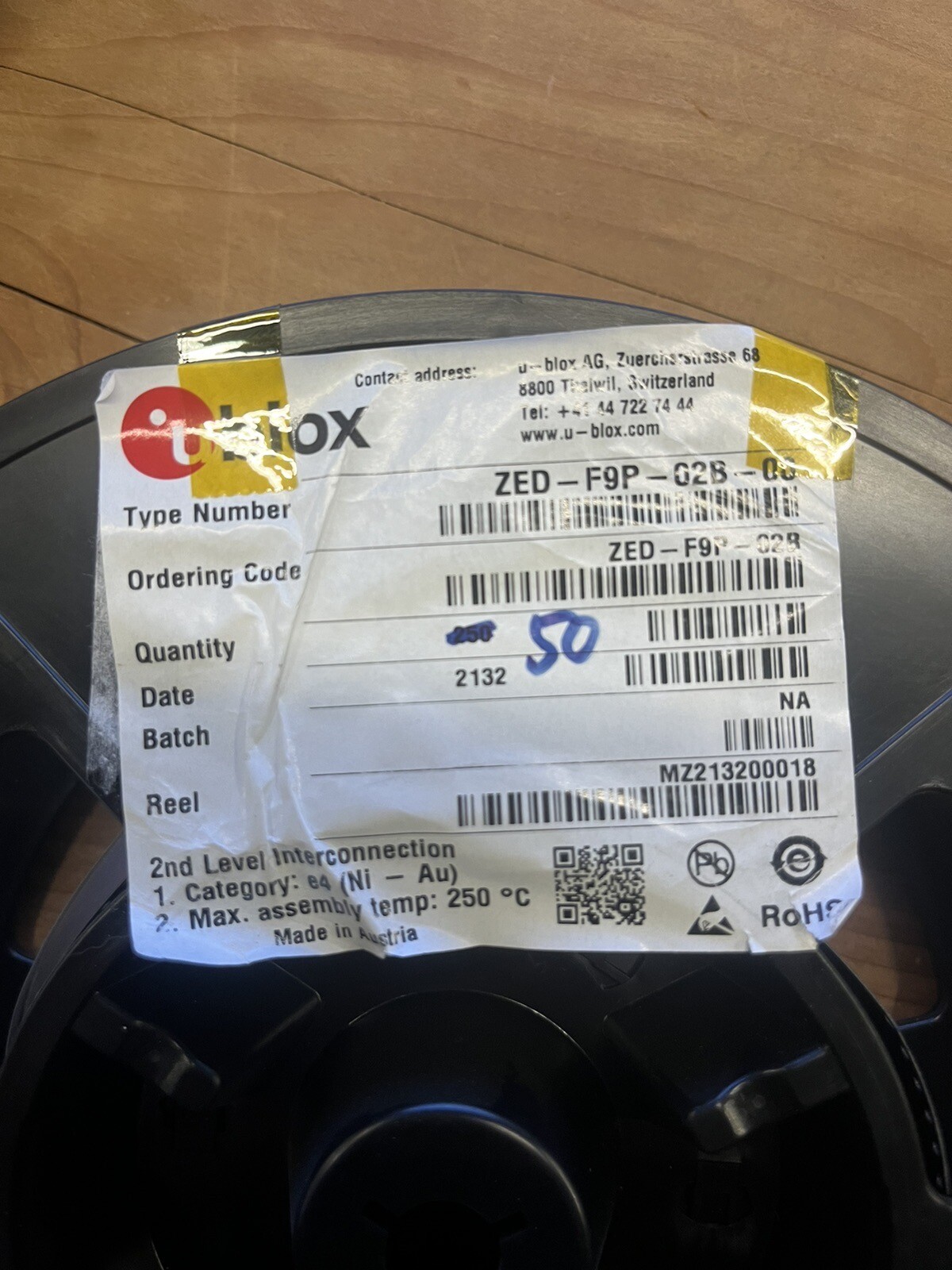 Ublox ZED-F9P-02B-00