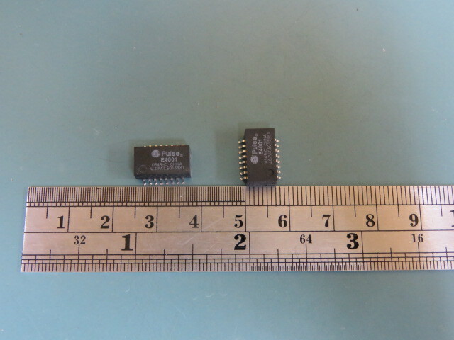 PULSE E4001 Qty of 27 per Lot TRANSFORMER TELECOM; 112µH Isolation and Data Int