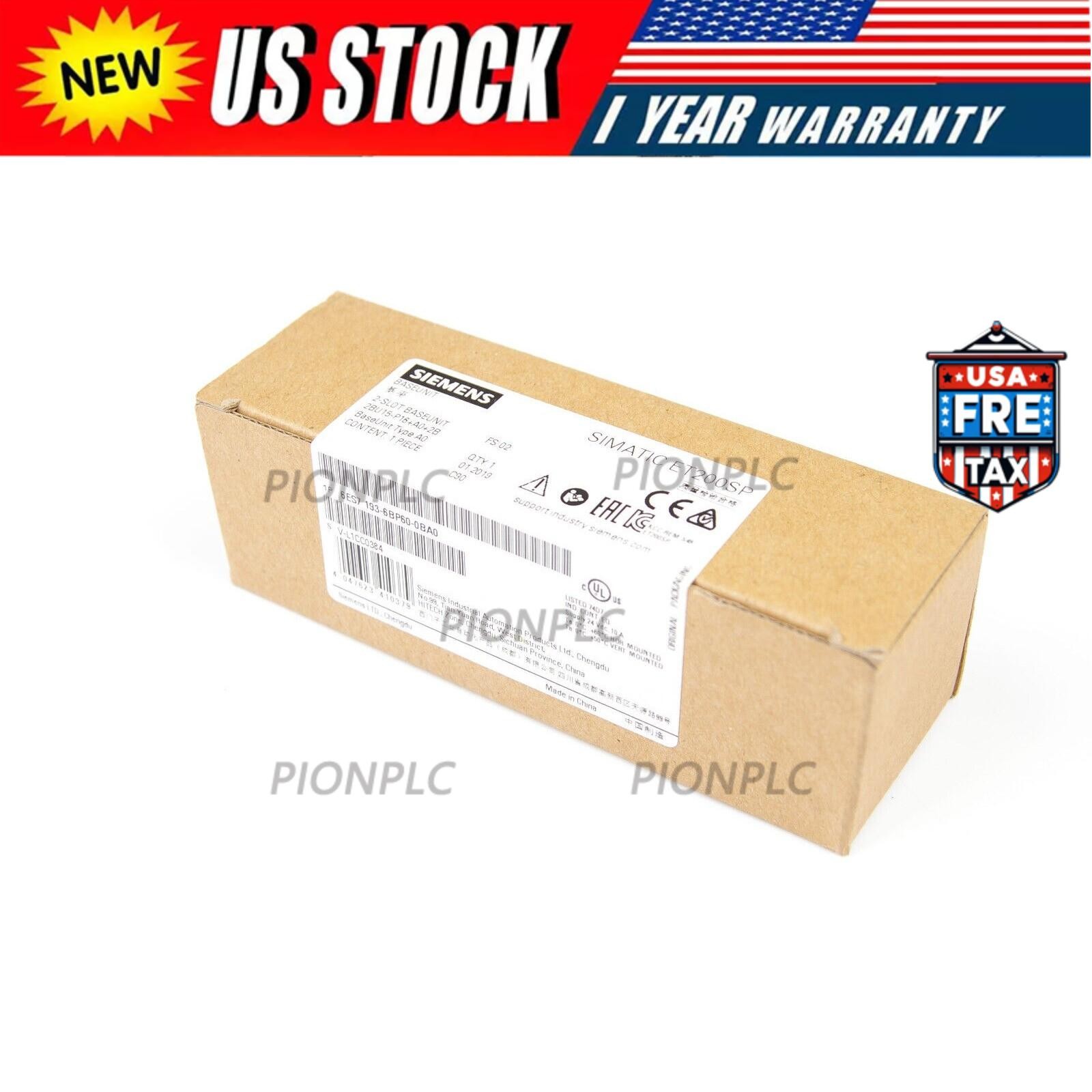 New Siemens 6ES7193-6BP60-0BA0 SIMATIC ET 200SP 6ES7 193-6BP60-0BA0