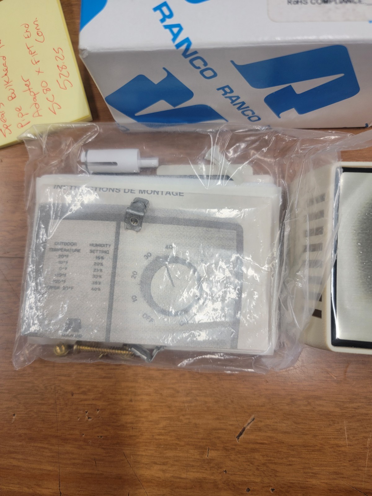 RANCO HUMIDISTAT J10-808 / J10808 New In Box.