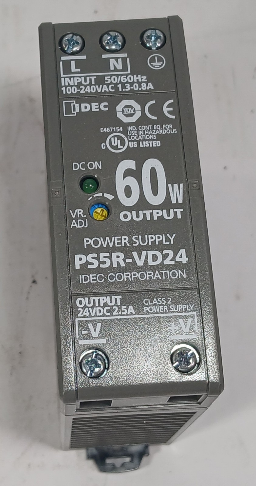 1 USED IDEC PS5R-VD24 100-240VAC POWER SUPPLY ***MAKE OFFER***