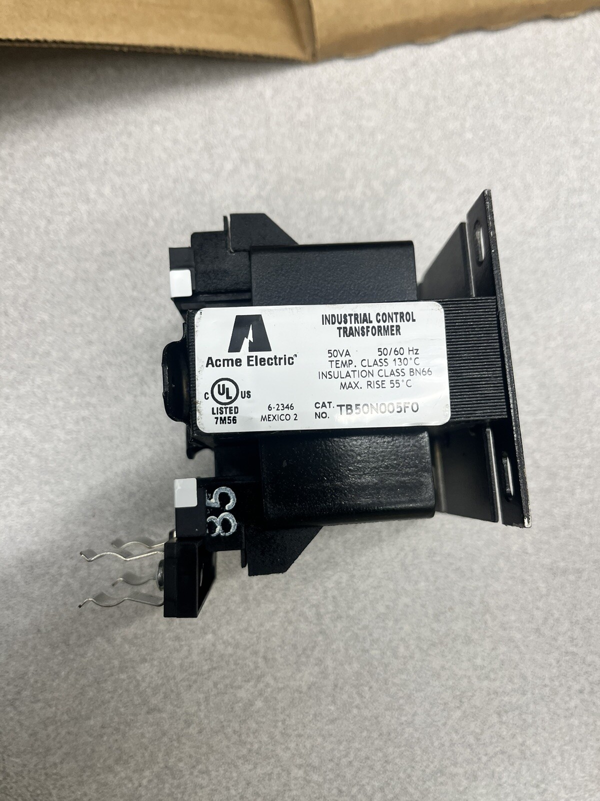 ACME ELECTRIC TB50N005F0 Control Transformer 50VA