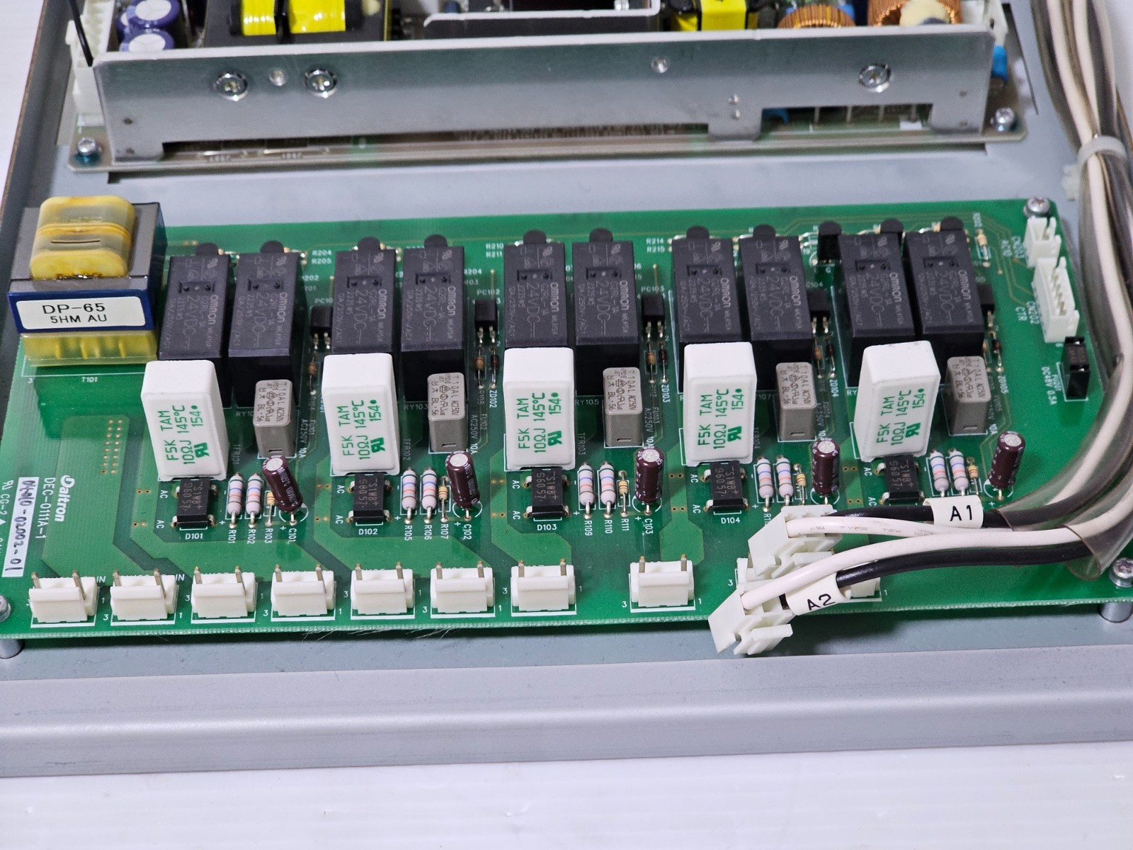 Daitron DEC-0111A-1, 04010-02001-01 Board w/ 4-501-006-11, 4-501-021-11 PSU