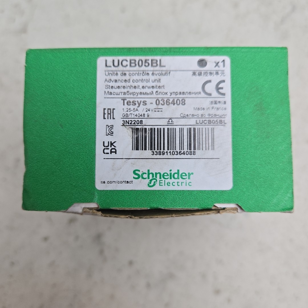 Schneider Electric LUCB05BL Advanced Control Unit 1.25-5A 24V New