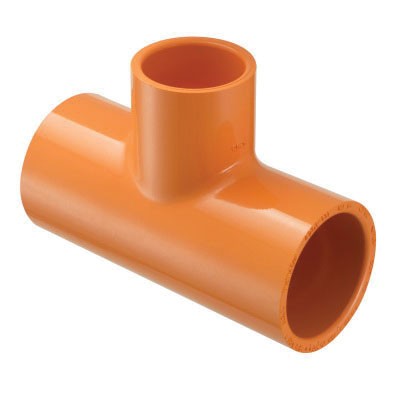 Spears 4201-168 1-1/4″ CPVC Red Tee SOC FlameGuard