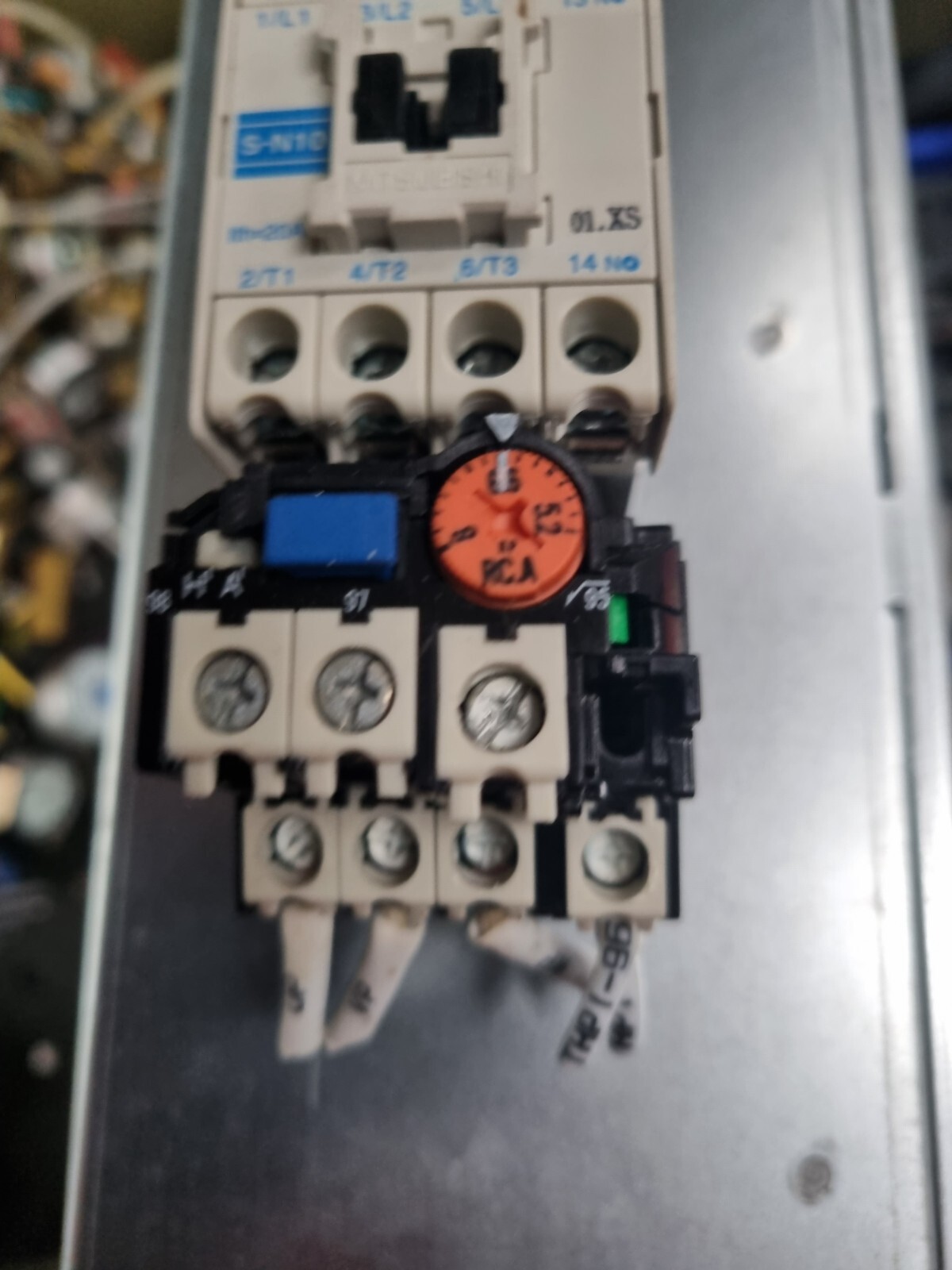 MITSUBISHI S-N10 MAGNETIC CONTACTOR W/ TH-N12KP RELAY (R1S9.8B1)