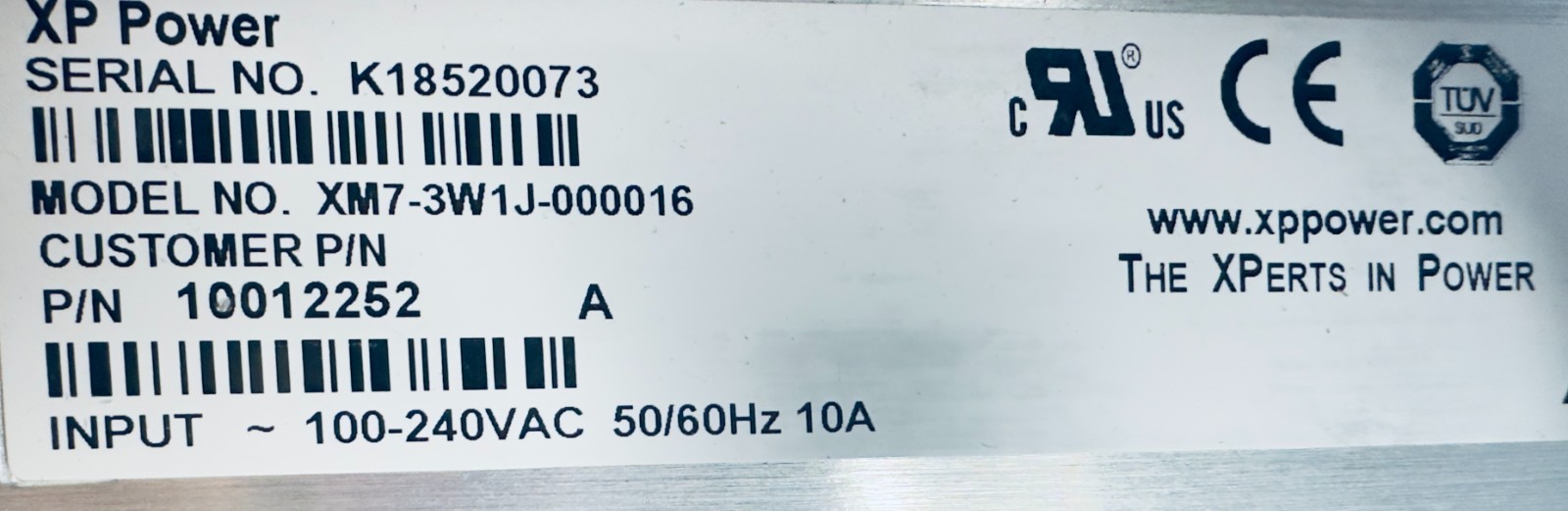 XP fleXPower Industrial Power supply XM7-3W1J-000016