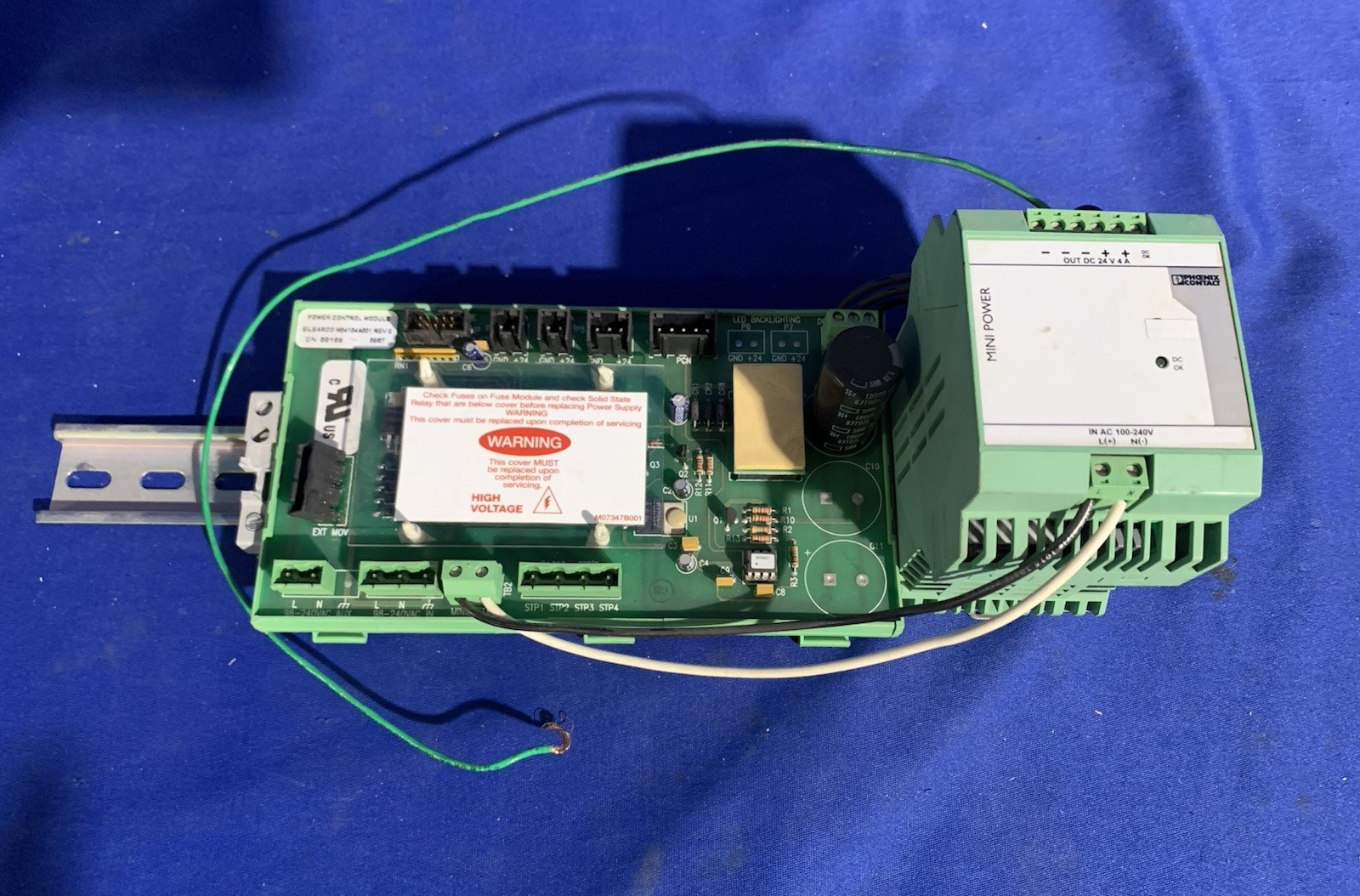 Gilbarco M04104A001 Power Control Module & Phoenix MINI-PS-100-240 PSU -Untested