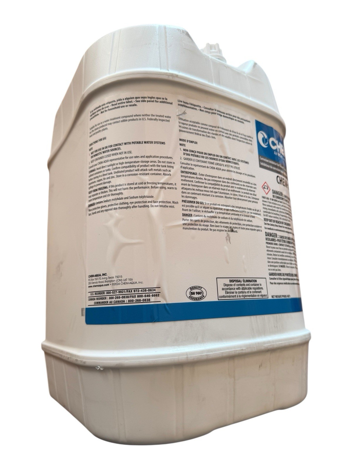 ChemAqua 52805 Corrosion Inhibitor for Closed Systems, 5 Gallons – Chem Aqua NCH