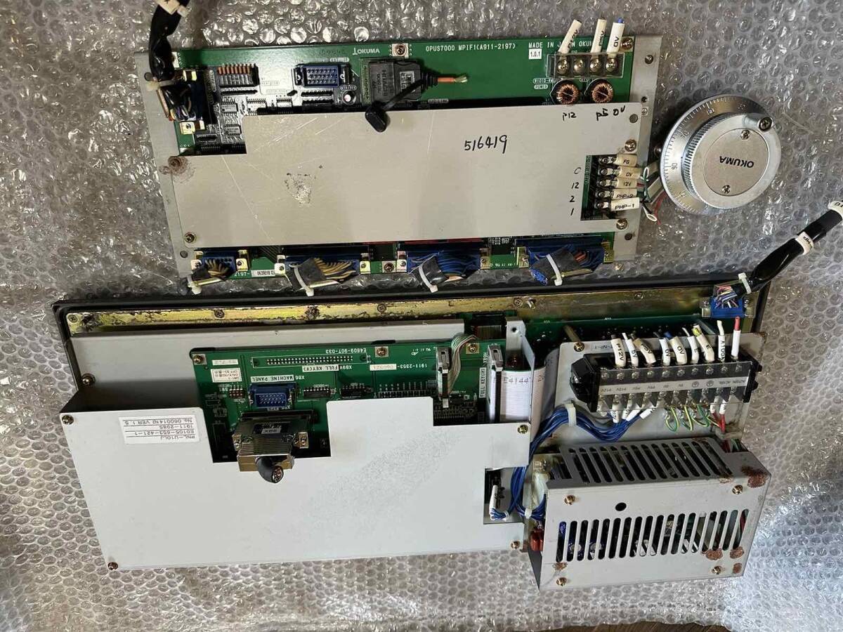 OKUMA OSP-U100L OPUS 7000 MPIF1(A911-2197) PNL-U10LJ E0105-653-421-1