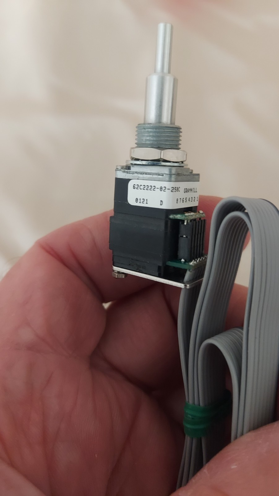 Grayhill Rotary Optical Encoder 62C2222-02-050C 16PPR Concentric Shaft 5VDC NOS