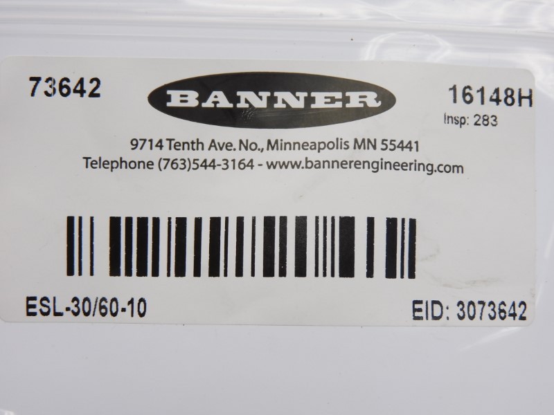 BANNER ENGINEERING ESL-30/60-10 73642 (PKG OF 10) NSMP