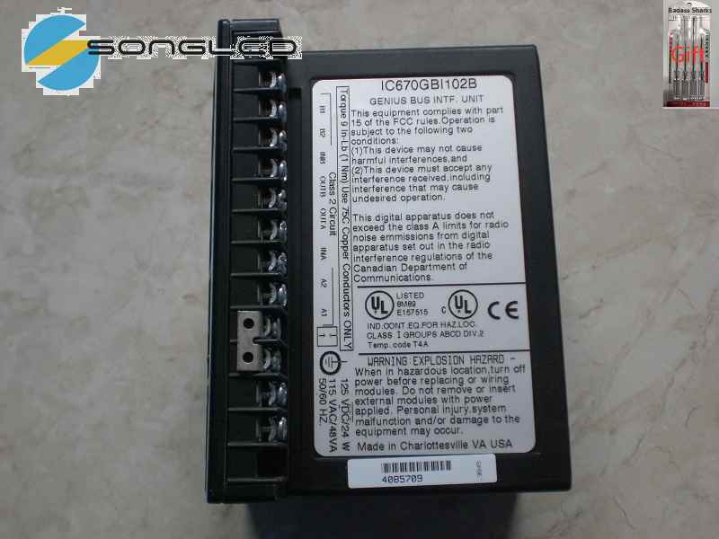 1PCS NEW GE PLC IC670GBI102 IC670GBI102B via DHL or FedEx