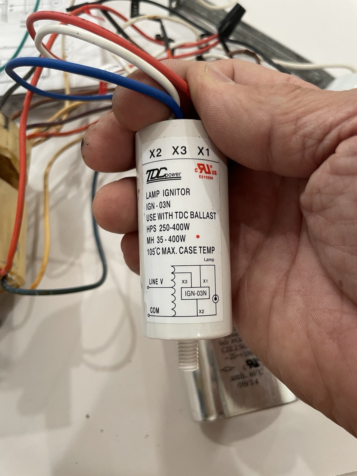 TDC MH-108SA-350APS Auto Transformer Ballast With Components