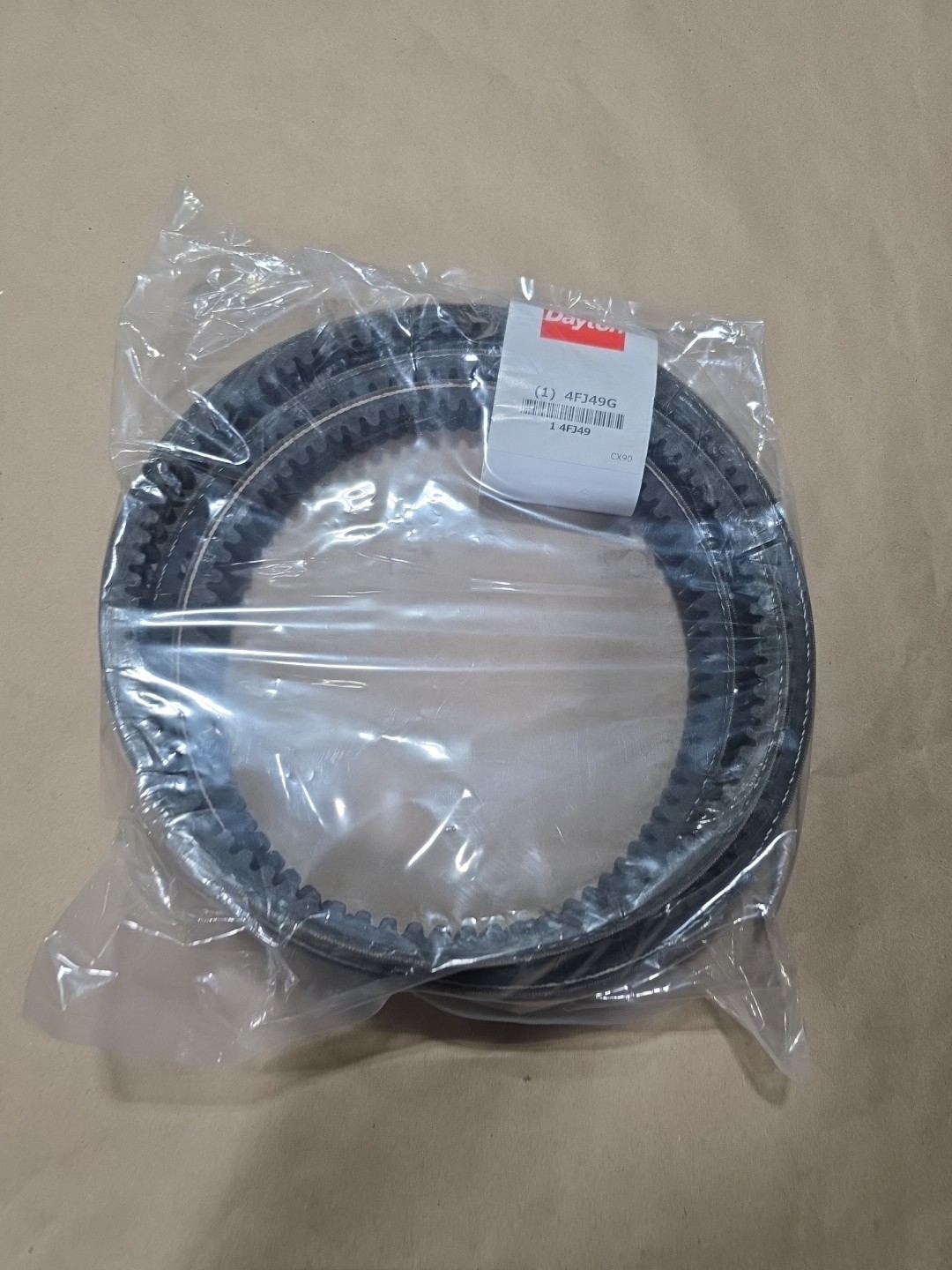Dayton CX-90 Cogged V-Belt CX90 4FJ49G