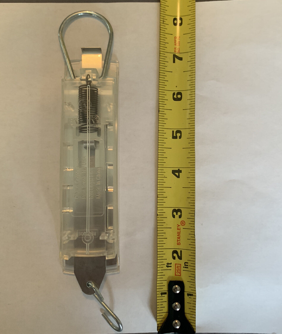 OHAUS 8008-MN Hanging Scale,Linear,5000g/50 N Capacity