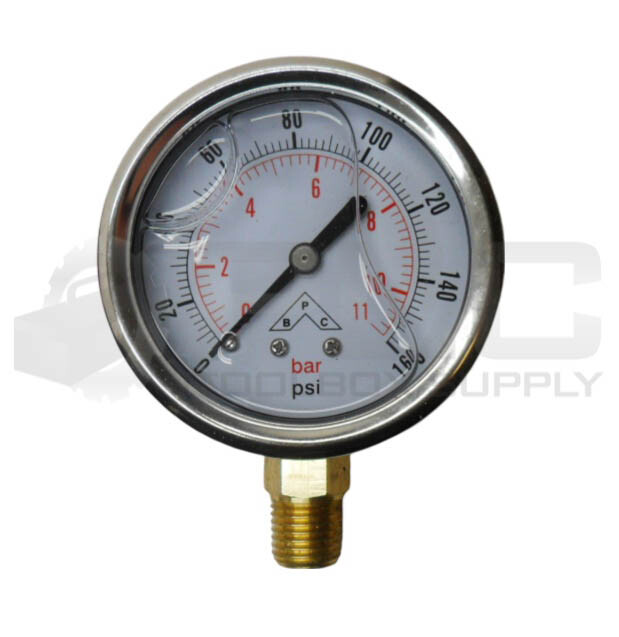 NEW BUYERS HPGS160 PRESSURE GAUGE 1.5″ DIA 0-160PSI 16060238 *READ*
