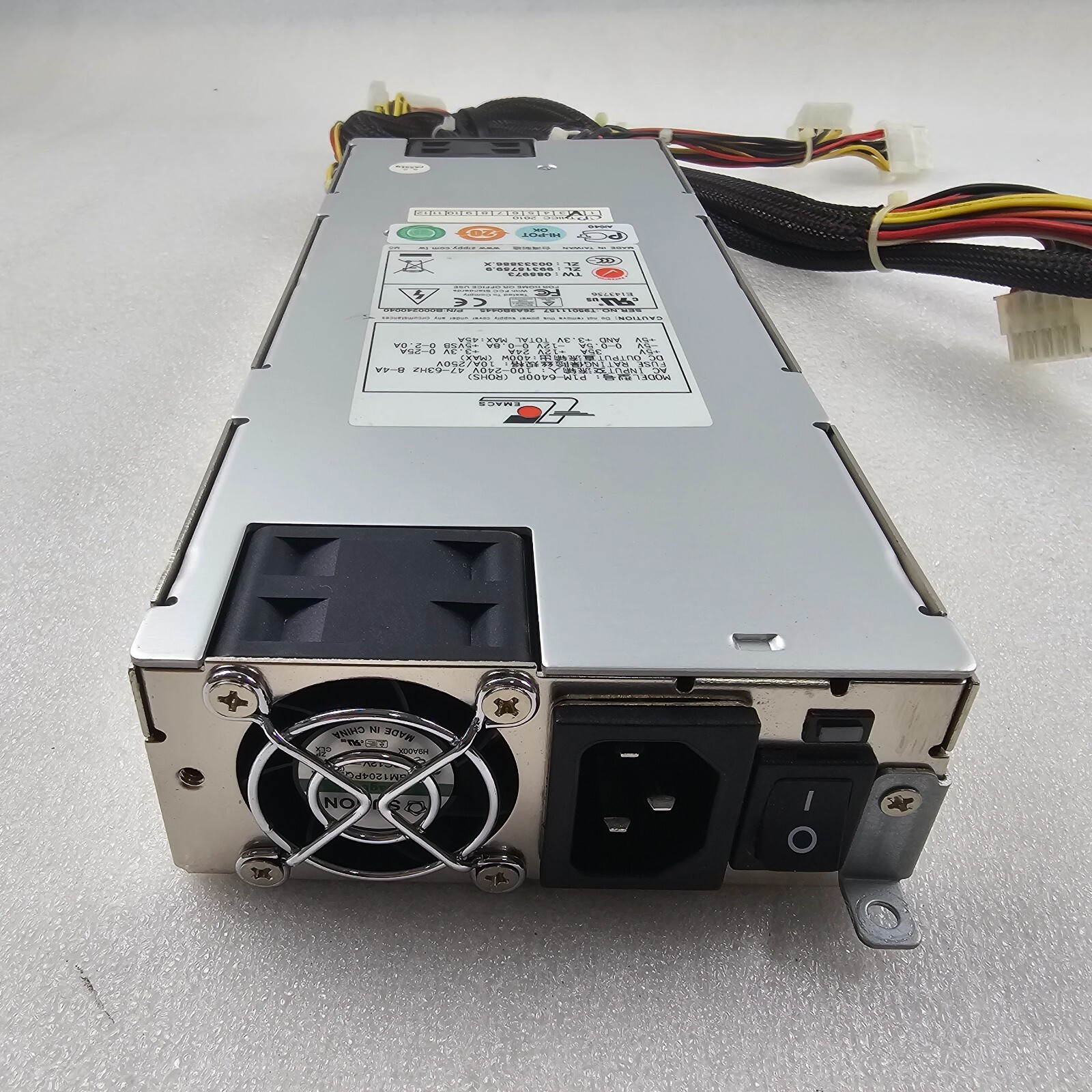 EMACS P1M-6400P (ROHS) Server Power Supply 400W