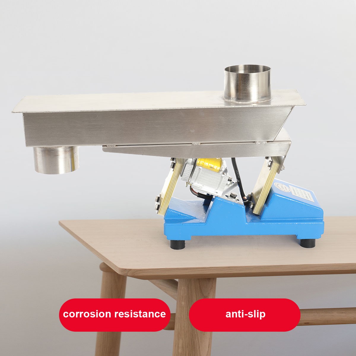GZV-3F Electromagnetic Vibrating Feeder 1T/H Closed Shaking Feeding Machine 110V